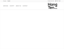 Tablet Screenshot of hangtenmedia.com